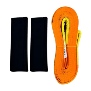 Banda de Recuperación 9M 4x4 Alta Resistencia | Eslinga Offroad con Protectores